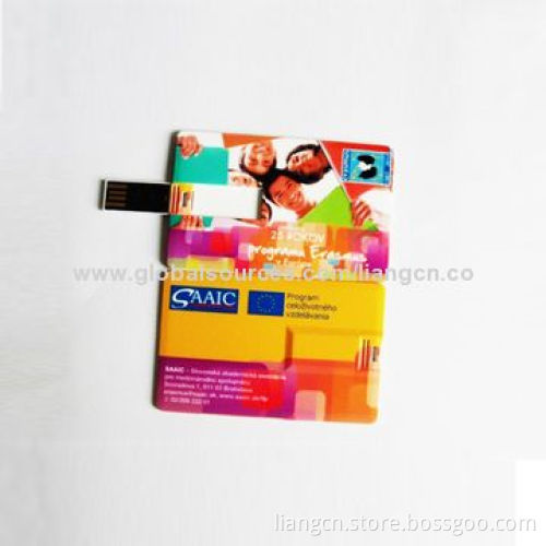 Customer Print Card Shape USB Flash Drive